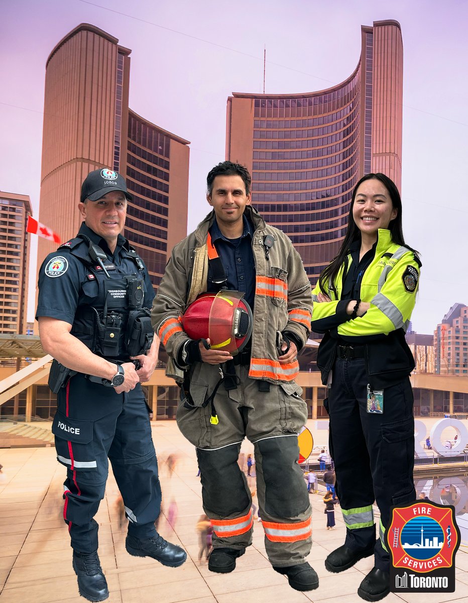 On this #FirstRespondersDay, and every day, we acknowledge and honour the dedicated service of our firefighters, our colleagues at TO Paramedics and TO Police, and first responders everywhere. #Toronto