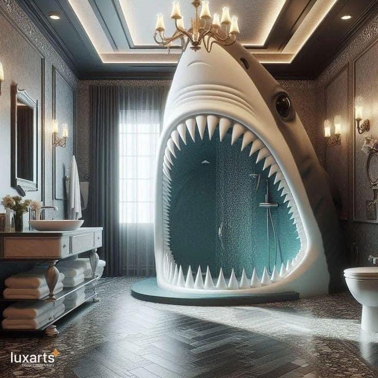 Oh look, it's @BGBhorror's shower. 🦈