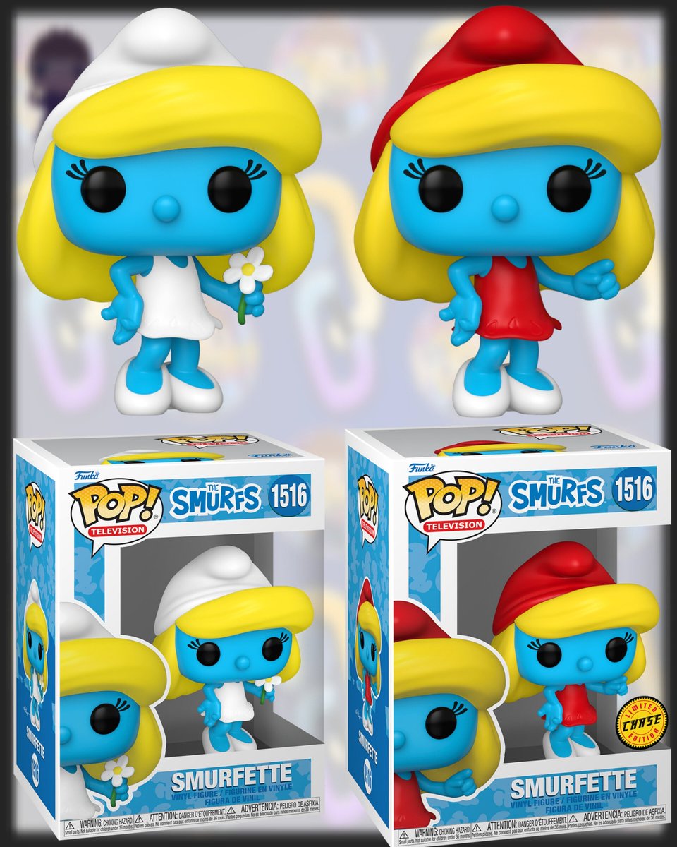 Red or white? Smurfette with chase chance available at Amazon #ad amzn.to/4aVt8Rb #Funkos #Funkopop #Collectibles #Collectible #Popholmes #Funkonews #Funkopopnews #Funkopopvinyl #Funkopops #Popvinyl #Funkofamily #Funkomania #Funkocollector #Toys