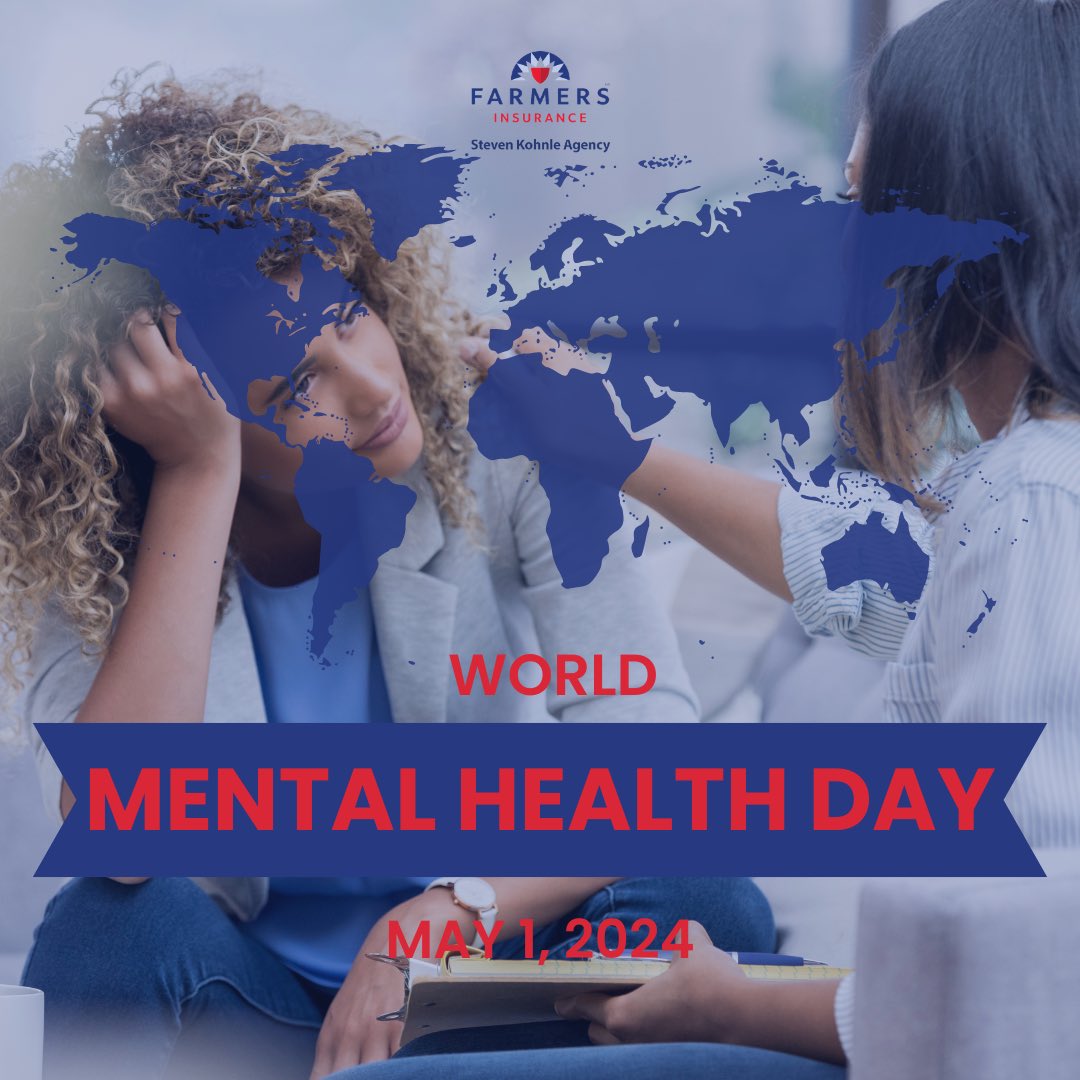 Protecting minds as well as lives. Steven Kohnle Agency stands with you this World Mental Health Day.

#stevenkohnleinsurance #mentalhealthmatters #worldmentalhealthday #insuranceforwellbeing