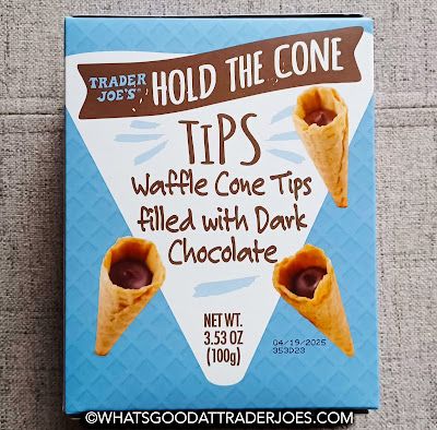 #TraderJoes Hold the Cone Tips reviewed: buff.ly/44pGjaF #wafflecone #darkchocolate