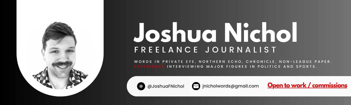 ✍ I'm open to work! I'm a freelance journalist with several years of experience in communications and social media management, currently writing on politics and sports with experience interviewing major figures in both worlds. More below👇