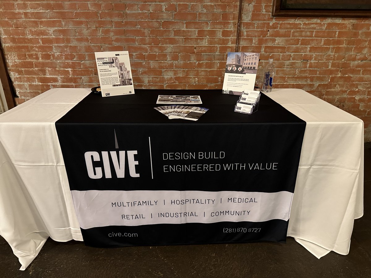 Early networking is already filling up here at the BisNow Future of Downtown & South Dallas event today. Stop by and say hello! 
#CIVE #bisnow #designbuild #construction #engineering #architecture #Dallas