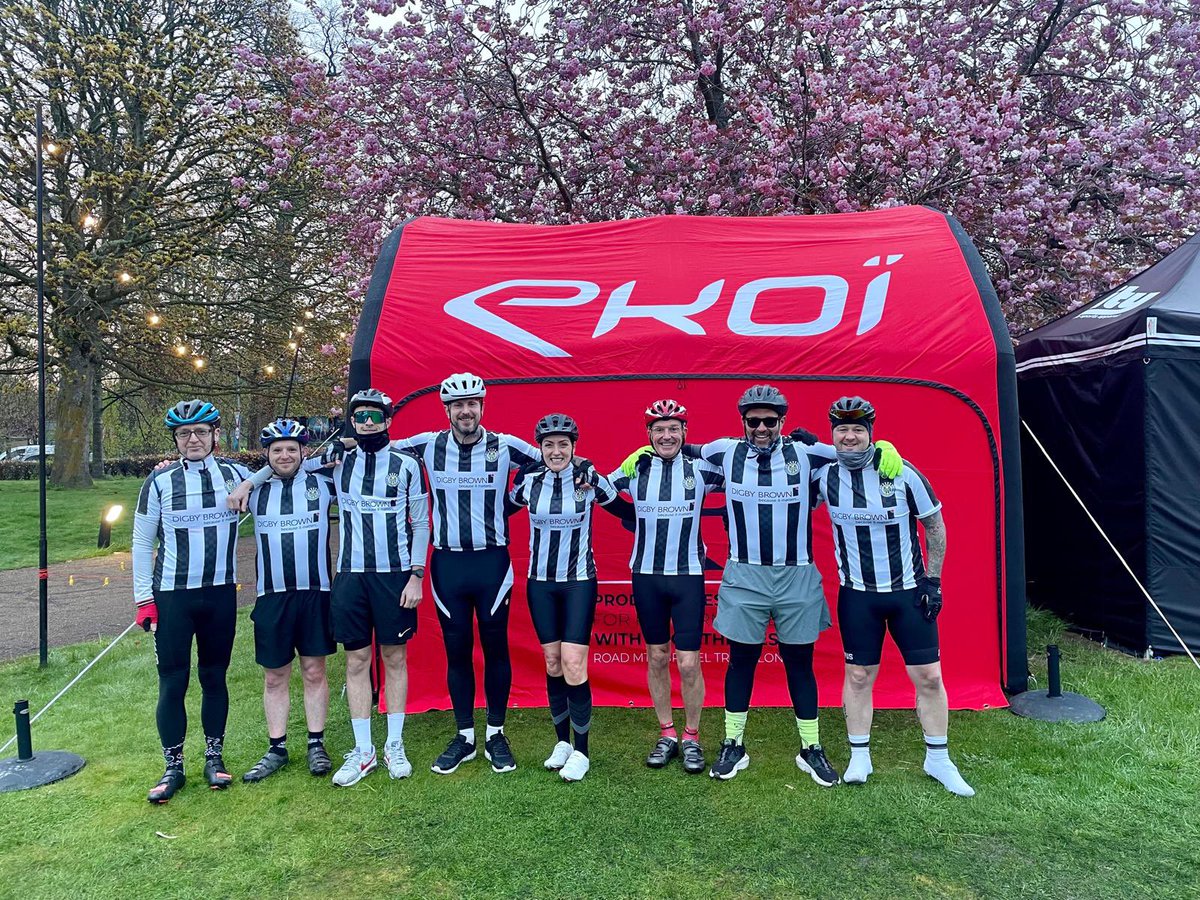 Oh when the Saints came cycling in! St Mirren chairman @johnneedham1961 grabbed his buddies for #EtapeLochNess at the weekend. 🚴 Great to have John join us alongside @SMFC_CF CEO Gayle Brannigan and others to raise funds for the charity. Well done to you all! 👏