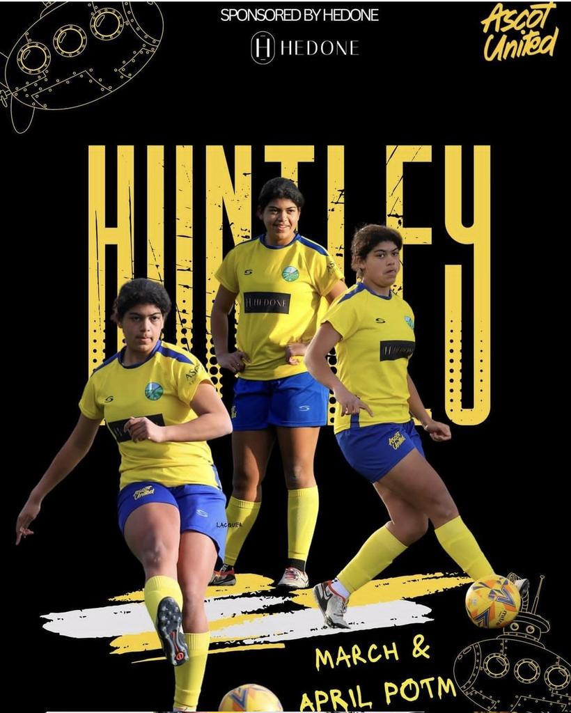 Your #Yellawomen 💛💙  Player of the Month for March &  April Sponsored by @Hedone_Ascot is Erin Huntley 👏👏👏

#WeAreAscot #UptheYellas