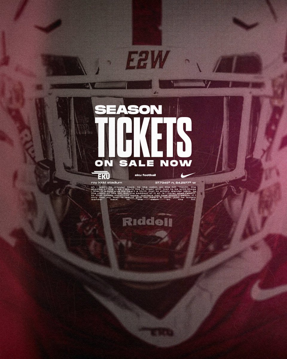 2024 Season Tickets are now on sale! Secure your spot for every home game today, and help us #PackTheKidd! 🎟️- t.ly/OI4hv #E2W | #MatterOfPride ekusports.com/news/2024/5/1/…