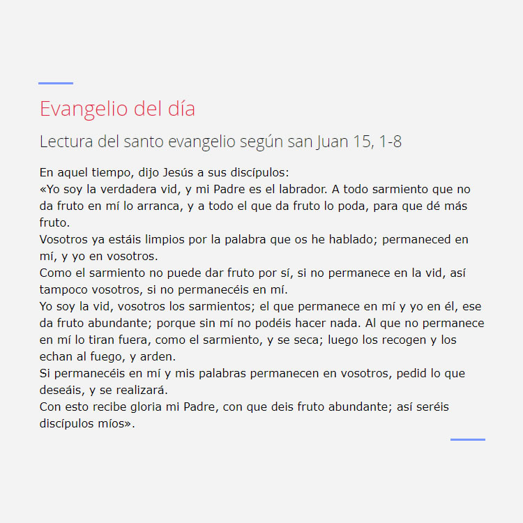 𝗗𝗶𝗼𝘀 𝘀𝗮𝗹𝘃𝗮 𝗮𝗹 𝗺𝘂𝗻𝗱𝗼 ❤

Evangelio de hoy 🙏 miércoles, 1 de mayo de 2024

dominicos.org/predicacion/ev…