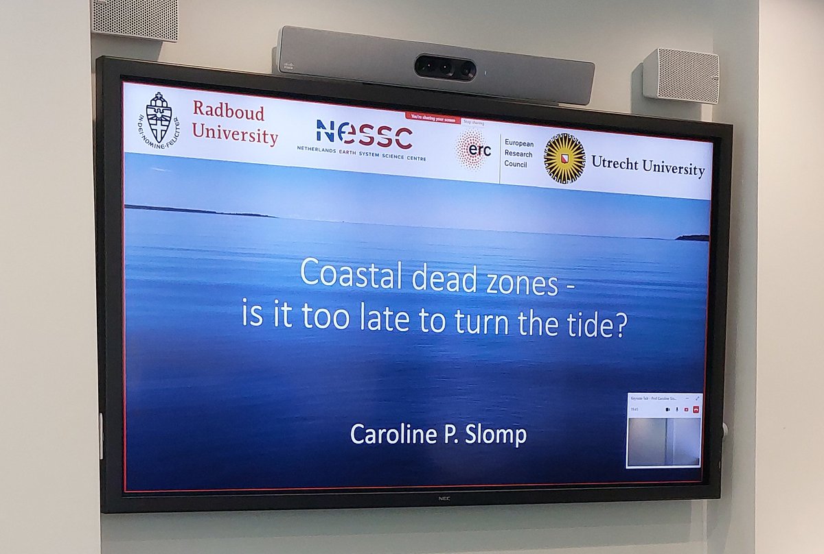 Just a few mins until Prof @CarolineSlomp begins her #eutrophication talk at the #LyellCentre! ⏳️ 👉You can join online at: bit.ly/3wiFi7M👈 #oceanography #GlobalResearch #GlobalImpact @HeriotWattUni