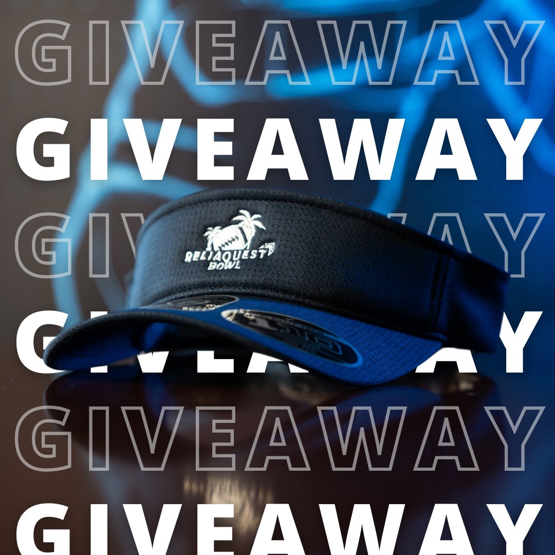 🏈 Kick off May with our ReliaQuest Bowl visor giveaway! Head to our Instagram to enter! 

🌟  Entries close on 5/6 at 11:59pm ET. Winner will be announced on our Instagram story the next day. Goodluck!

#ReliaQuestbowl #GiveAway #MoreThanAgame #BowlSeason #Bowlgame #TampaBay