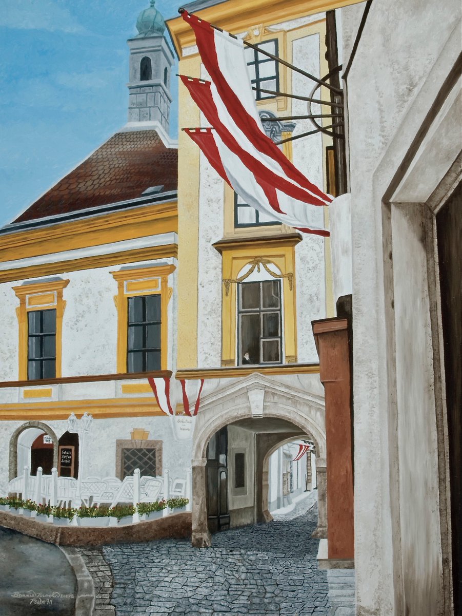 Just imagine it’s a sunny day and you’re sitting at an outdoor café in Vienna sipping the best coffee you have ever tasted.☕️ Vienna Café 1/1 Original Oil on Canvas🎨 Physical print included!🎉 30% to charity Link👇 #NFTCommumity #christianartist #painting #NFTs