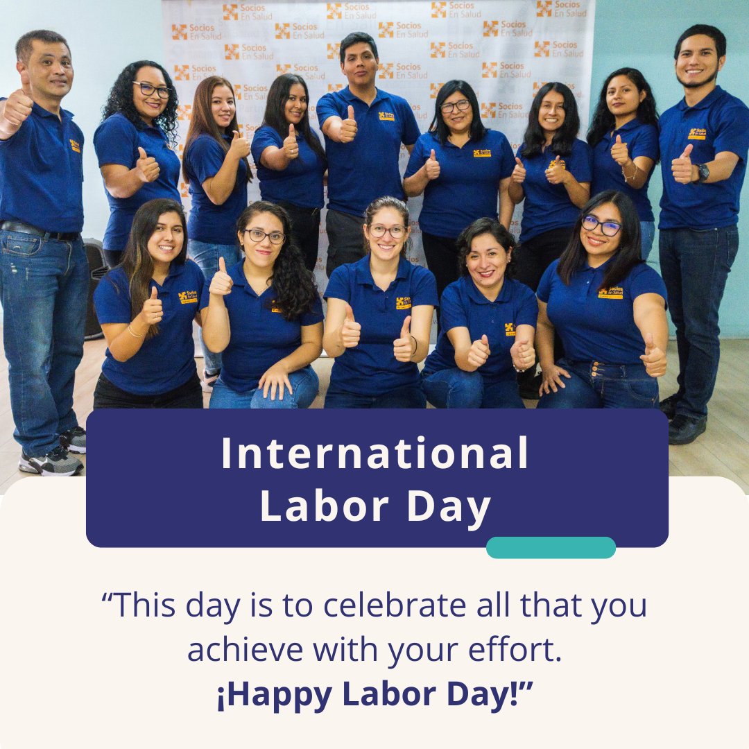 🤗 On this day, we would like to recognize and appreciate the effort and dedication of all workers around the world. Thank you for making the progress of our societies possible! 🎉
