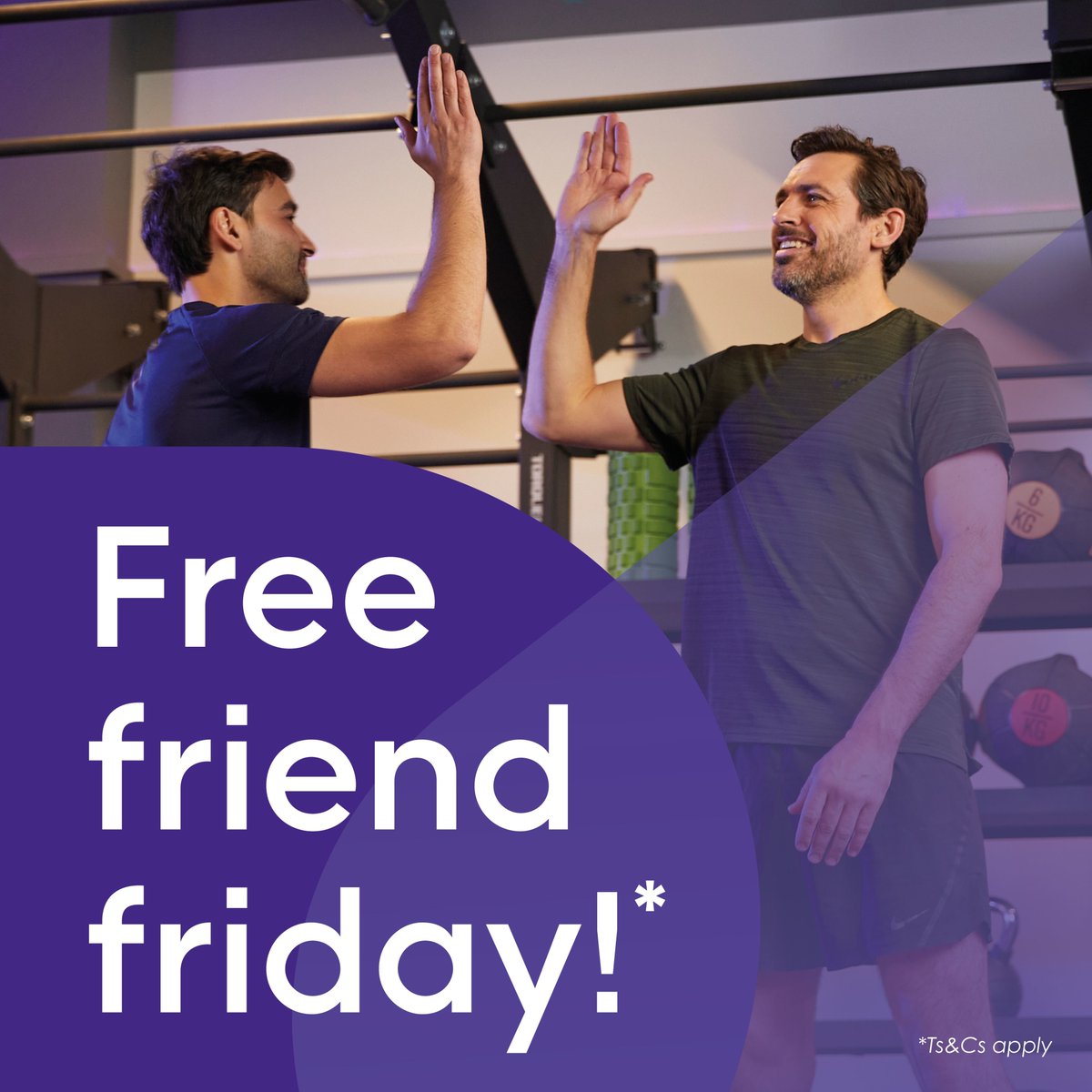 Starting this Friday 3rd May, Anytime Fitness Borehamwood are offering all members to bring a friend in for FREE!
Free Friend Friday will continue for the rest of May for all members.*

*Guests have to register upon entry and use the club during our staffed hours only. Limited...
