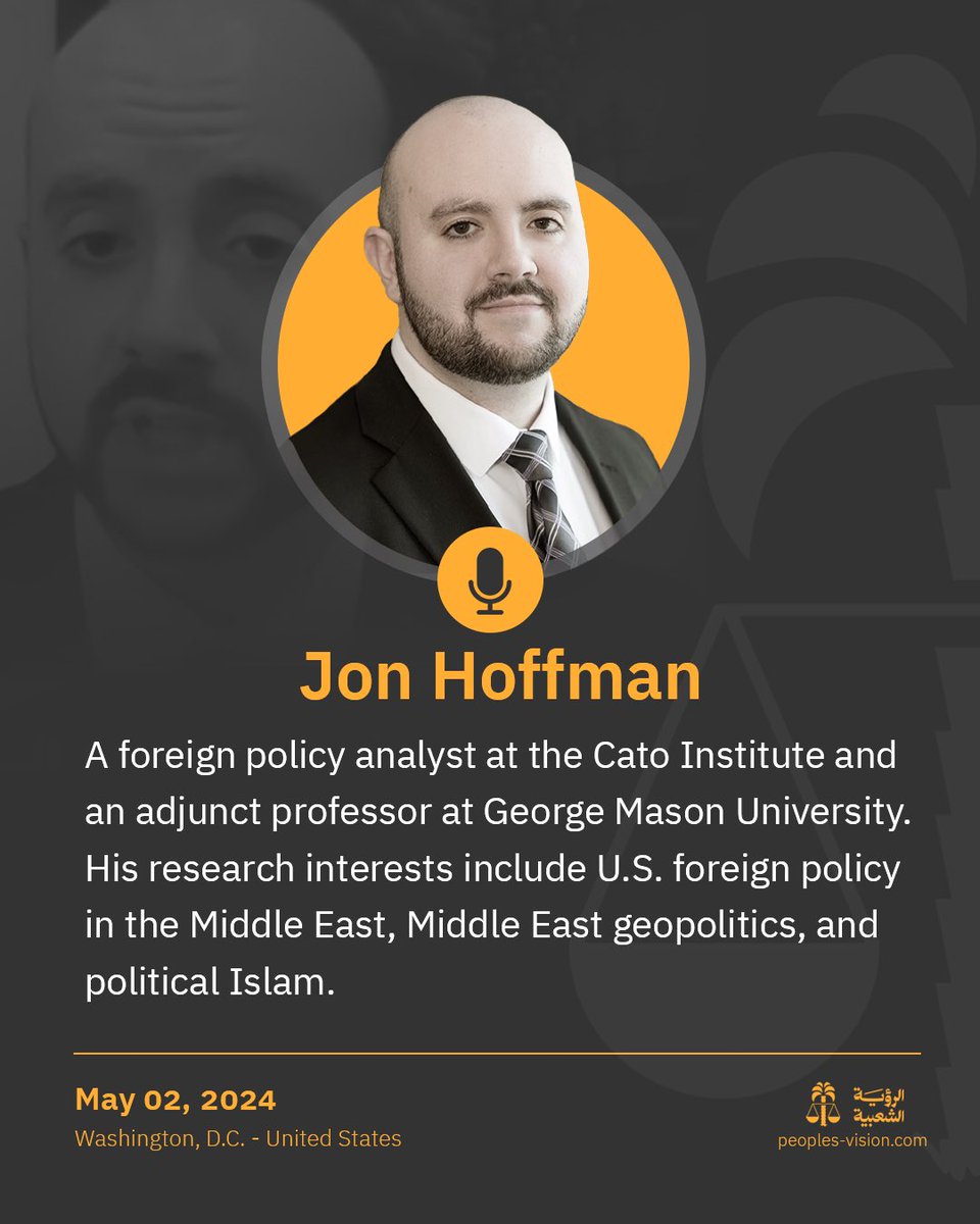 On the topic of the “Abrahamic Agreements and Enabling Authoritarianism”, Dr. Jon Hoffman @Hoffman8Jon speaks in the #QFDconference