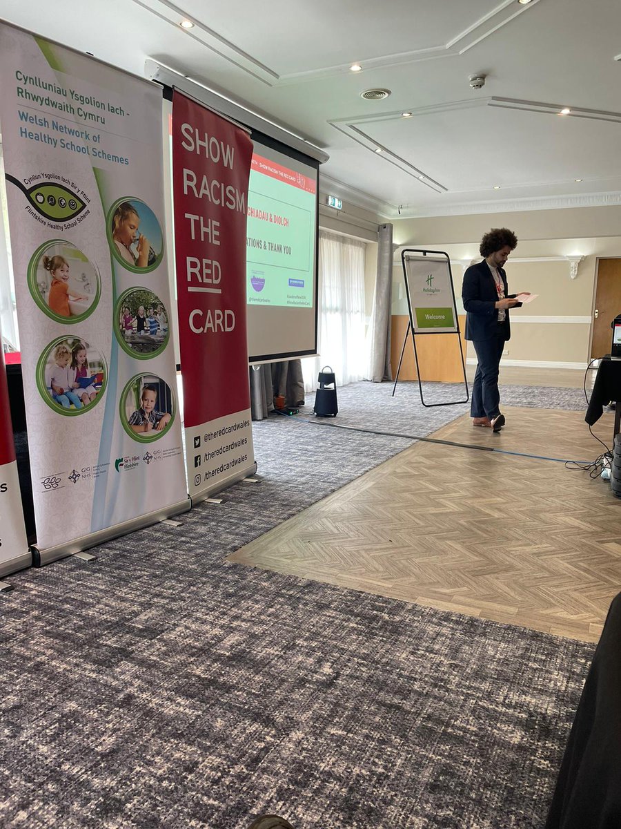 Yesterday we attended @theredcardwales event in Flintshire, where we celebrated the achievements of secondary schools in Flintshire and their work on anti-racism. #LeadersofNow2024