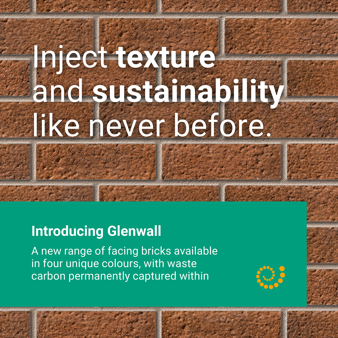 We became the UK's first pre-cast concrete manufacturer to adopt @CarbonCure in 2022; Glenwall is our first new facing brick range to contain locked-in carbon. Find out more bit.ly/4dajbBc