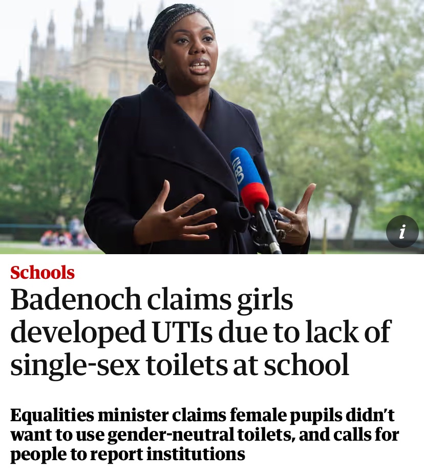 From the absurd, to the preposterous, to the utterly ridiculous…

Kemi Badenoch.

She doesn’t care about women’s rights — this is the Minister for Women and Equalities who laughed at Labour proposals to make misogyny a hate crime.

She laughed!