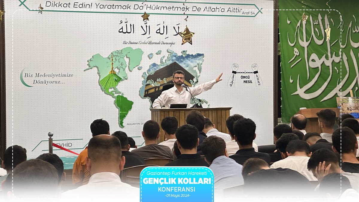 Programımız Eğitimci-Yazar Mustafa Şahin Hocamızın 'Kudüs Davası ve Gençliğin Vazifesi' konulu konferans bölümü ile devam ediyor.

1MayıstaGençlikBuluşuyor
#FurkanKonferansları
#GençlikKonferansı