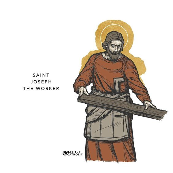 DAILY MASS READINGS Optional Memorial of Saint Joseph the Worker Gospel ~ Mt 13:54-58 Jesus came to his native place and taught the people in their synagogue. They were astonished and said, 'Where did this man get such wisdom and mighty deeds? Is he not the carpenter's son? Is