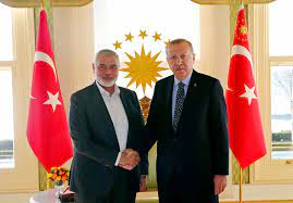 Why are all these nasty people, attracted to each other? Erdogan to Hamas leader.