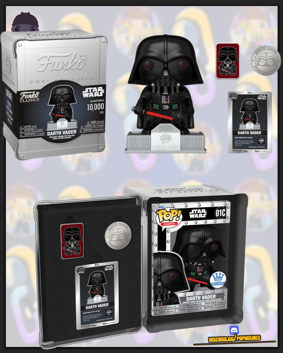 Funko Pop Classic Darth Vader drops today at 9:30 AM PT Its 10K LE and 6k loaded #ad Early link bit.ly/3UpRMTa #darthvader #originalfunko #classicfunko #starwars #darkside #Funkos #Funkopop #Collectibles #Collectible #Popholmes #Funkonews #Funkopopnews #Funkopopvinyl…