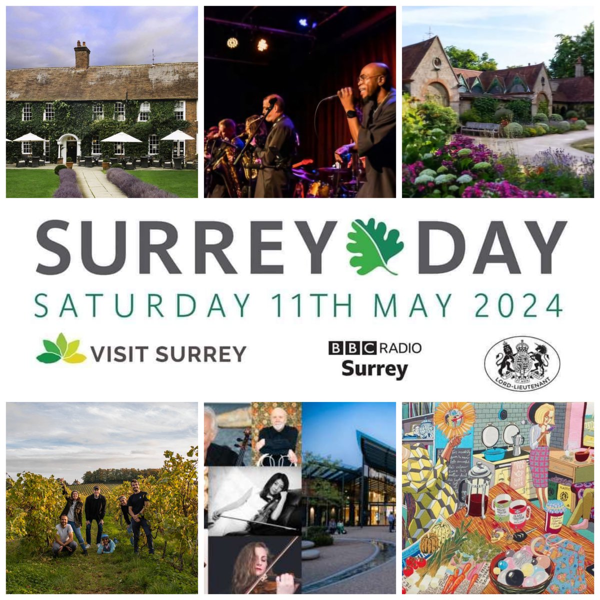 To celebrate Surrey Day on Saturday May 11, we're compiling a selection of special offers from local attractions. If you're a Surrey attraction with a special offer for #SurreyDay, please share it with our team via visitsurrey.com/whats-on/surre…. 💚🥳