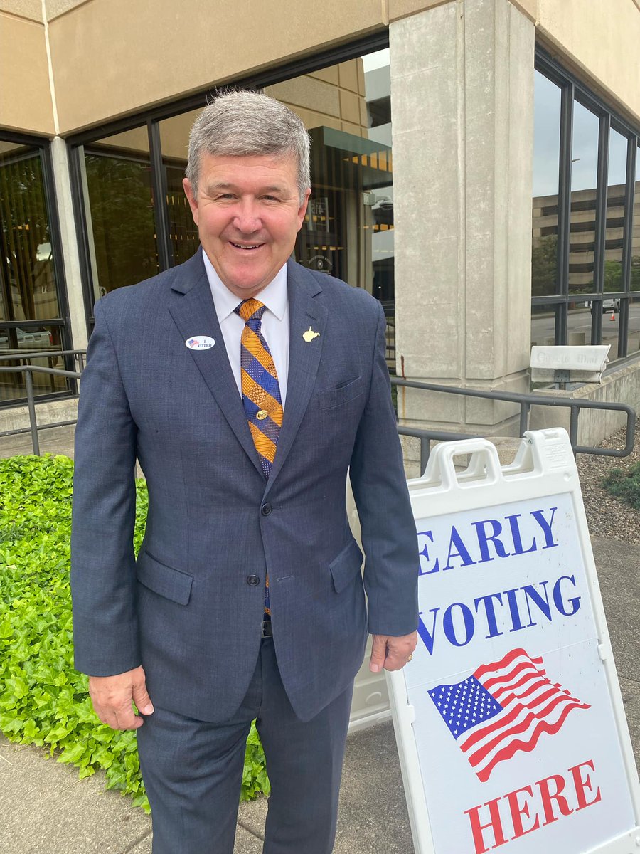 Early voting begins today and Secretary Warner was one of the first to vote in Kanawha County. Early voting is offered during regular weekday business hours Monday through Friday, and 9 am to 5 pm on Saturdays. View a list of early voting locations at GoVoteWV.com.
