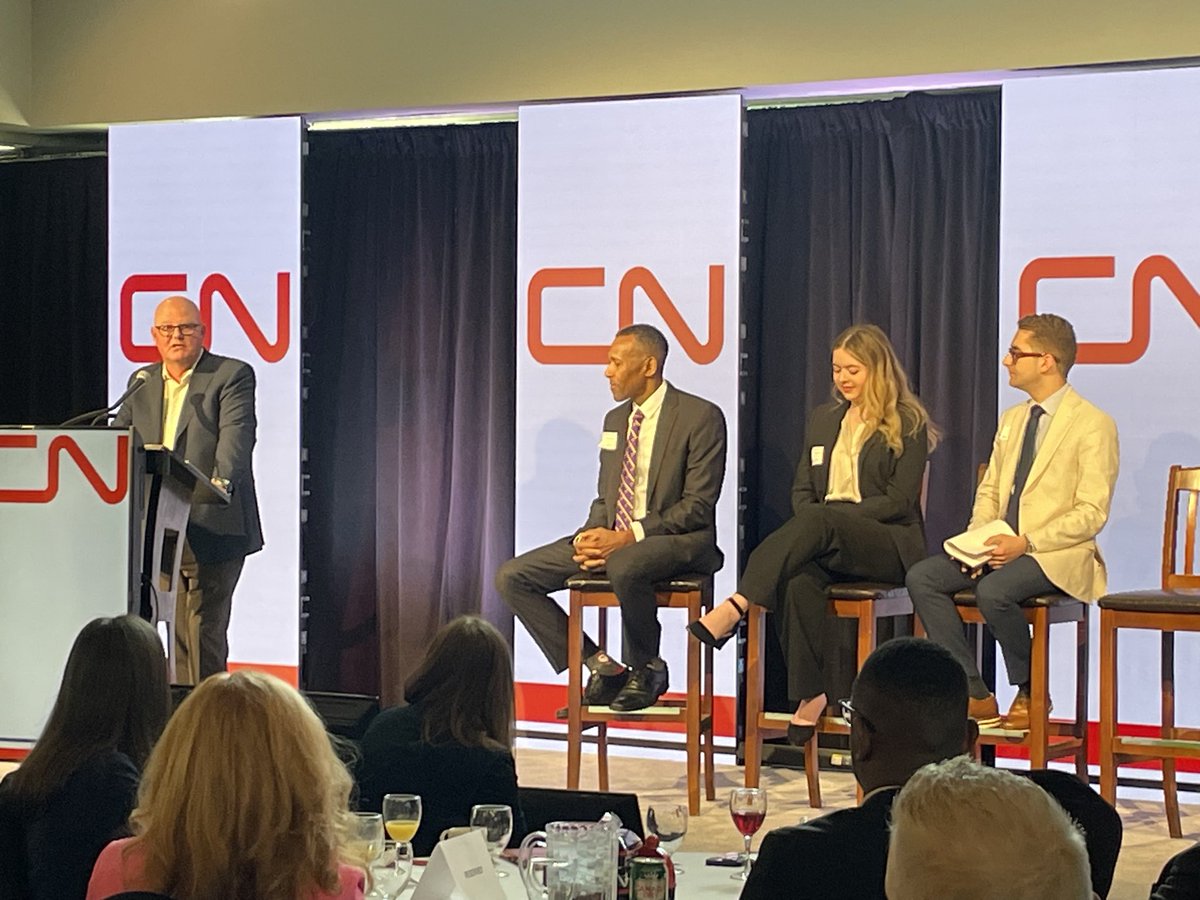 Today is the 2024 World Class Supply Chain Summit sponsored by <a href="/CNRailway/">Canadian National</a> and hosted by <a href="/Laurier/">Wilfrid Laurier University</a> and <a href="/MiltonChamber/">Milton Chamber</a>. Today features students, CN executives and industry and supply chain partners together to discuss Thriving in Volatile Times.