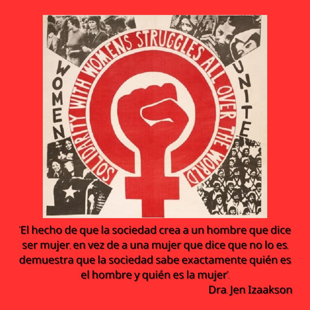 'El hecho de que la sociedad crea a un hombre... ' @DrJenIzaakson