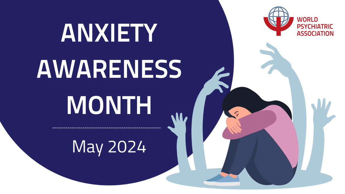 May is #AnxietyAwarenessMonth! 🎗️ 🤝 Let's use this opportunity to support each other, raise awareness, and destigmatize conversations around mental health. Together, we can foster understanding and compassion for those navigating the challenges of #anxiety. #MentalHealthMatters