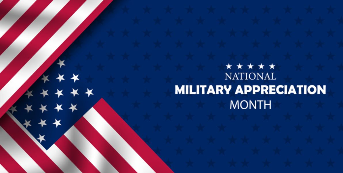 Military Appreciation Month traditionally takes place every year throughout the entire month of May, reminding Americans to celebrate this patriotic month that pays tribute to those who have sacrificed so much for our freedom. #MilitaryAppreciationMonth