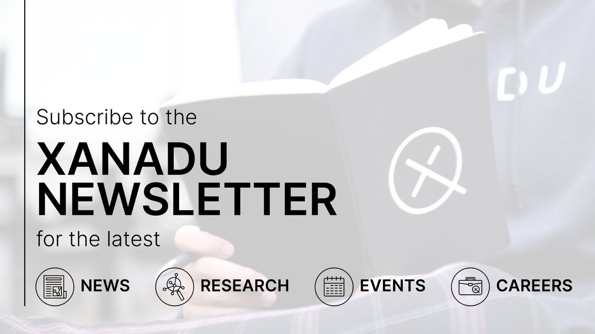 Our May newsletter has arrived 📬 Featuring our latest content, open roles and more👇 mailchi.mp/xanadu.ai/xana… Become a Xanadu insider and get our monthly news straight to your inbox by subscribing here 👇 eepurl.com/gC-VQr