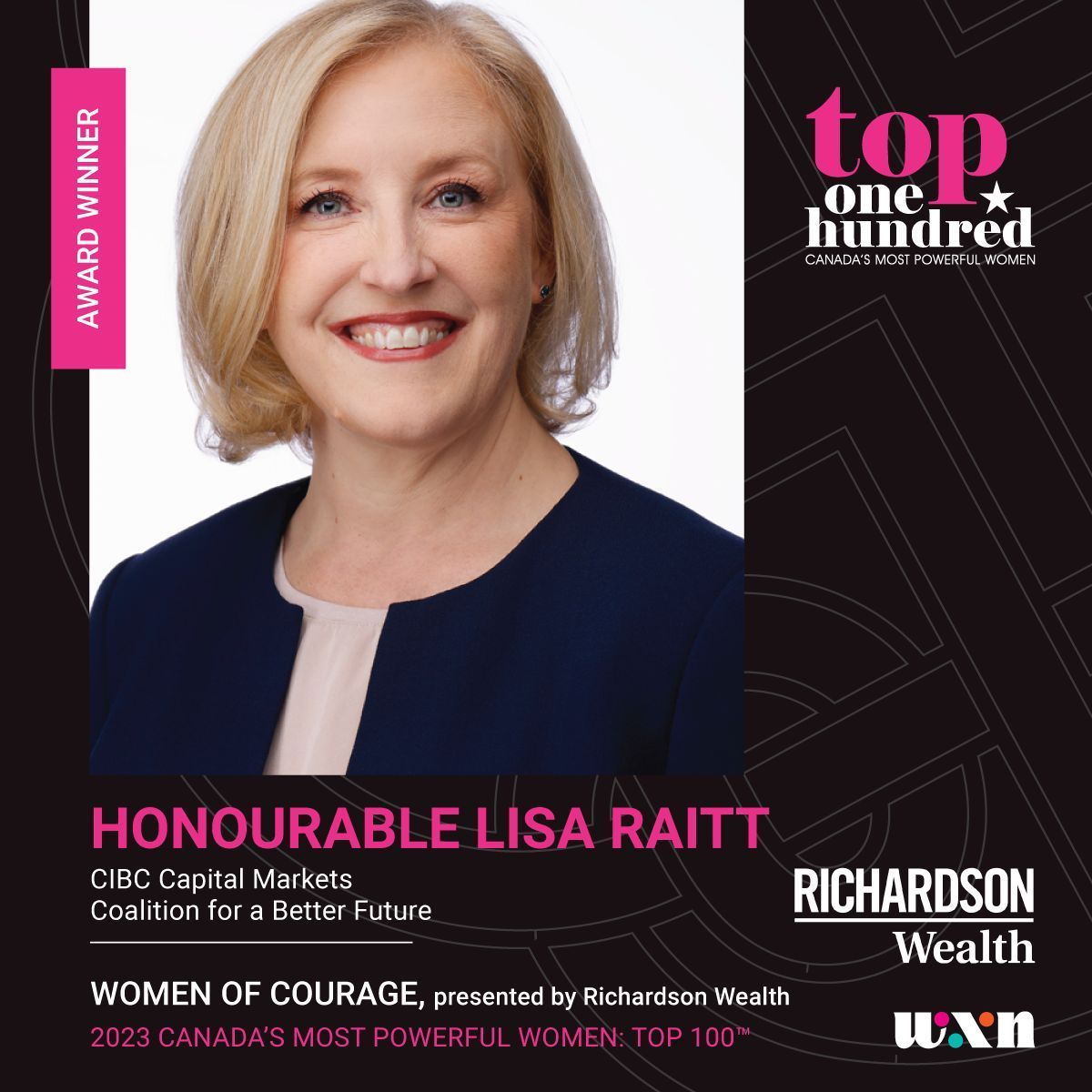 We’re proud to honour @lraitt as a 2023 Canada’s Most Powerful Women: Top 100™ Award winner! We invite you to join us in celebrating her and all of our legendary winners on our website. Learn more about this year’s winners and events: buff.ly/3VNufxP