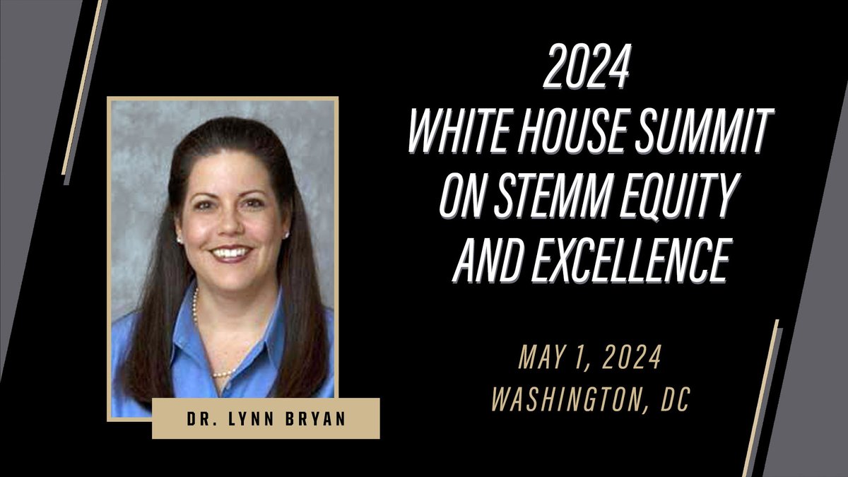 TODAY: Dr. Lynn Bryan, Director of @PurdueCATALYST, is an invited participant at the 2024 White House Summit on STEM Equity and Excellence in Washington, DC! #BoilermakerEducator