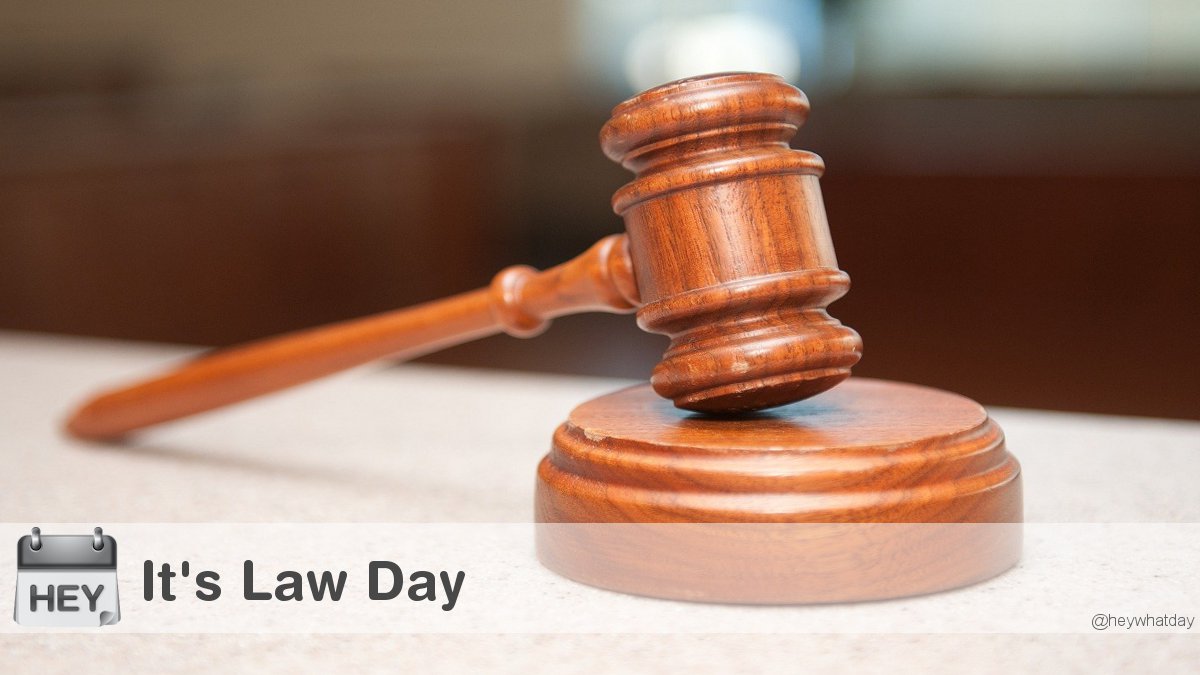 It's Law Day! 
#LawDay #NationalLawDay #LawDay2024