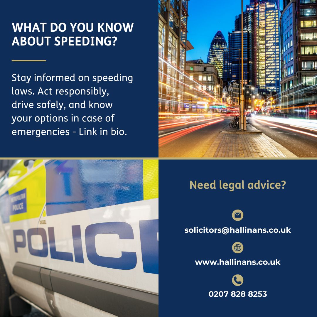 We defend both publicly and privately funded clients across the UK. This week, we're discussing speeding and what to expect. If you need legal assistance or know someone who does, don't hesitate to get in touch. #trafficpolice #uklaws #traffic #police