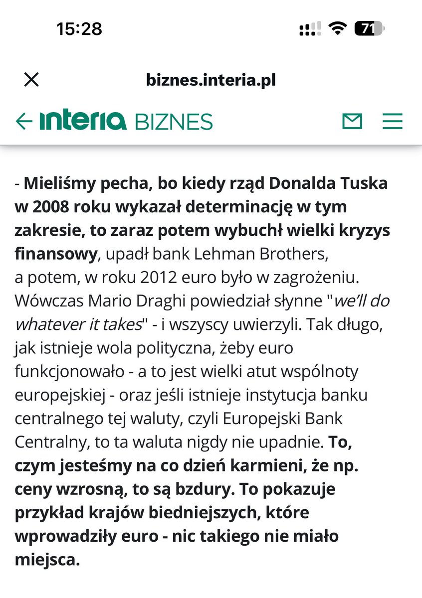 Belka bredzi. Ci spośród naszych sąsiadów, którzy wprowadzili euro na zakupy przyjeżdżają do Polski.