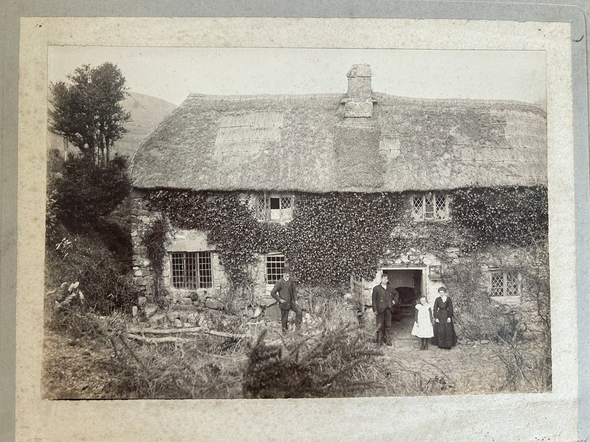 We have recently been given this wonderful early photo of Smith Hill Cottage in Widecombe-in-the-Moor, which was later rebuilt and opened as the Wayside Cafe.