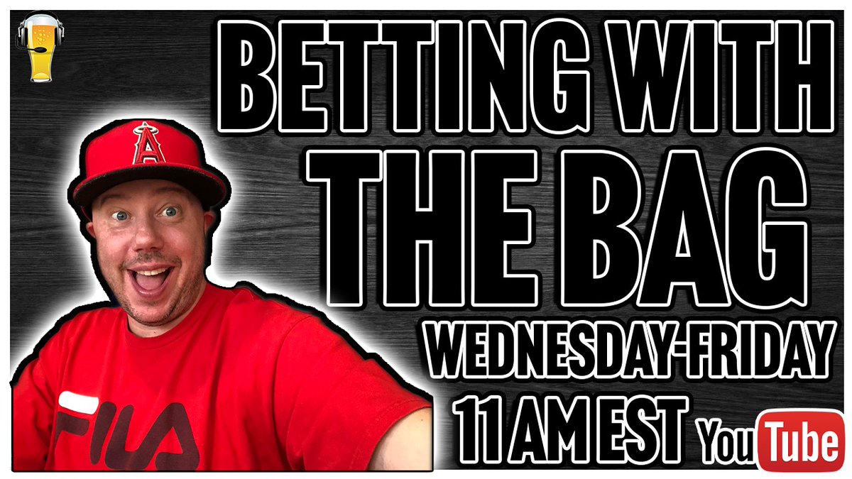 Betting with the Bag pops off in 90Mins at 11amEST on @PubSportsRadio. We open with NHL, before @josebouquett & I cap the 15 game MLB slate highlighted by best bets from @DabyCab & @ttjb32. Then @gettin_BILLs_ joins for NBA Playoffs. Brizzy's on a 14W 2L +11.55U run on our show.