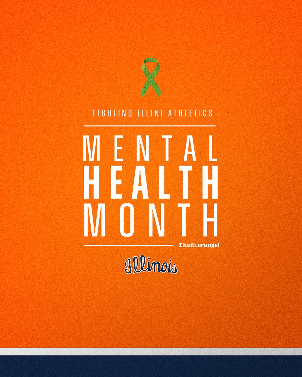 The famILLy will always be here, through triumphs and trials. Happy Mental Health Month 💚 #Illini | #HTTO