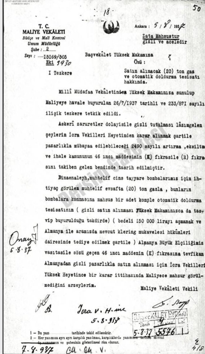 7-Nazi Almanyası türkiye’ye Heinkel adlı uçakları sağladı.Bu uçaklarla Dersime kimyasal saldırılar gerçekleştirildi. atatürk’ün manevi kızı Sabiha Gökçen, tûrk uçaklarının Dersim halkına  zehirli gaz atan, Dersim’de uçan pilotlardan biriydi.++