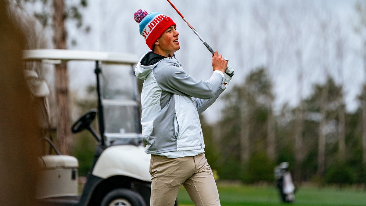 Change of plans! No. 10 <a href="/johnniesgolf/">SJU Golf</a> hosts a triangular at 2 p.m. Thursday at Blackberry Ridge G.C. in Sartell.

PREVIEW: gojohnnies.com/news/2024/5/1/…

#GoJohnnies #d3golf