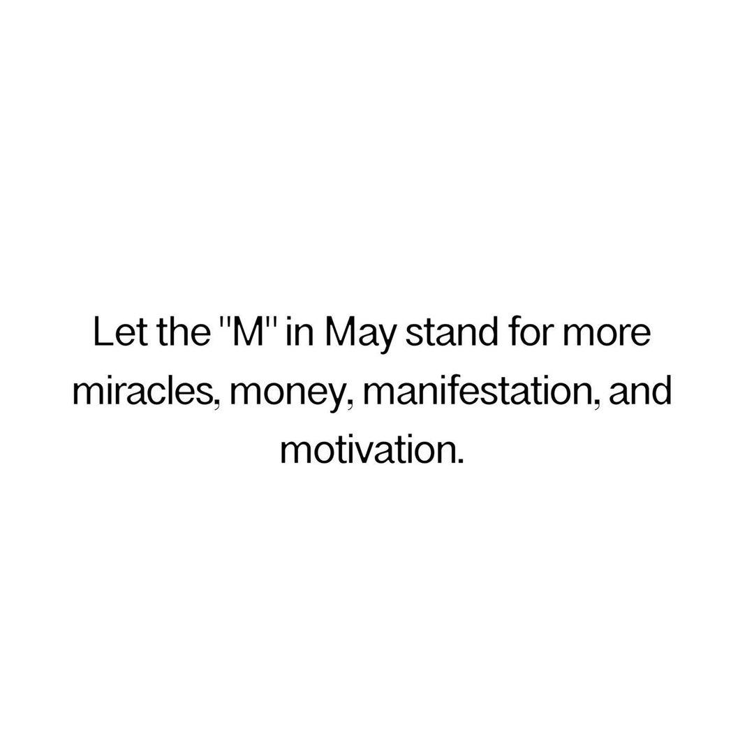 Happy May!
#atouchofjackie #happymay #may #money #manifestation #miracles #love #njsmallbusiness #may2024
