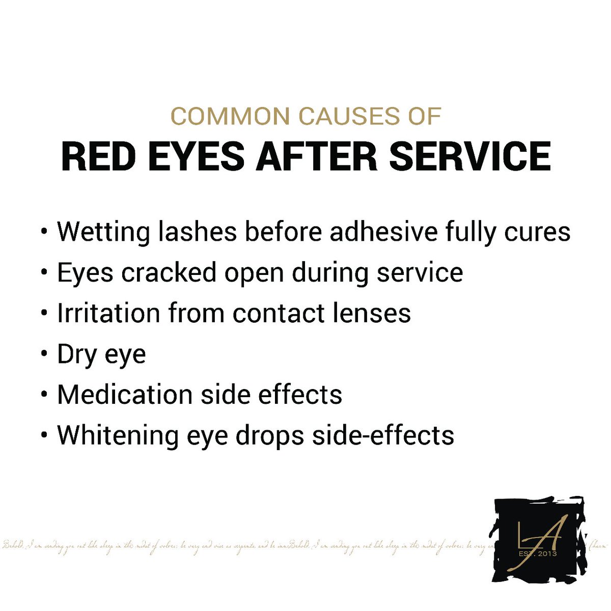 Red eyes after lash appointment?  #azlashtechniciancourse #azlashes #lashes #xtremelashesscottsdale #scottsdalelashes #lashtechnician #lashretentiontips