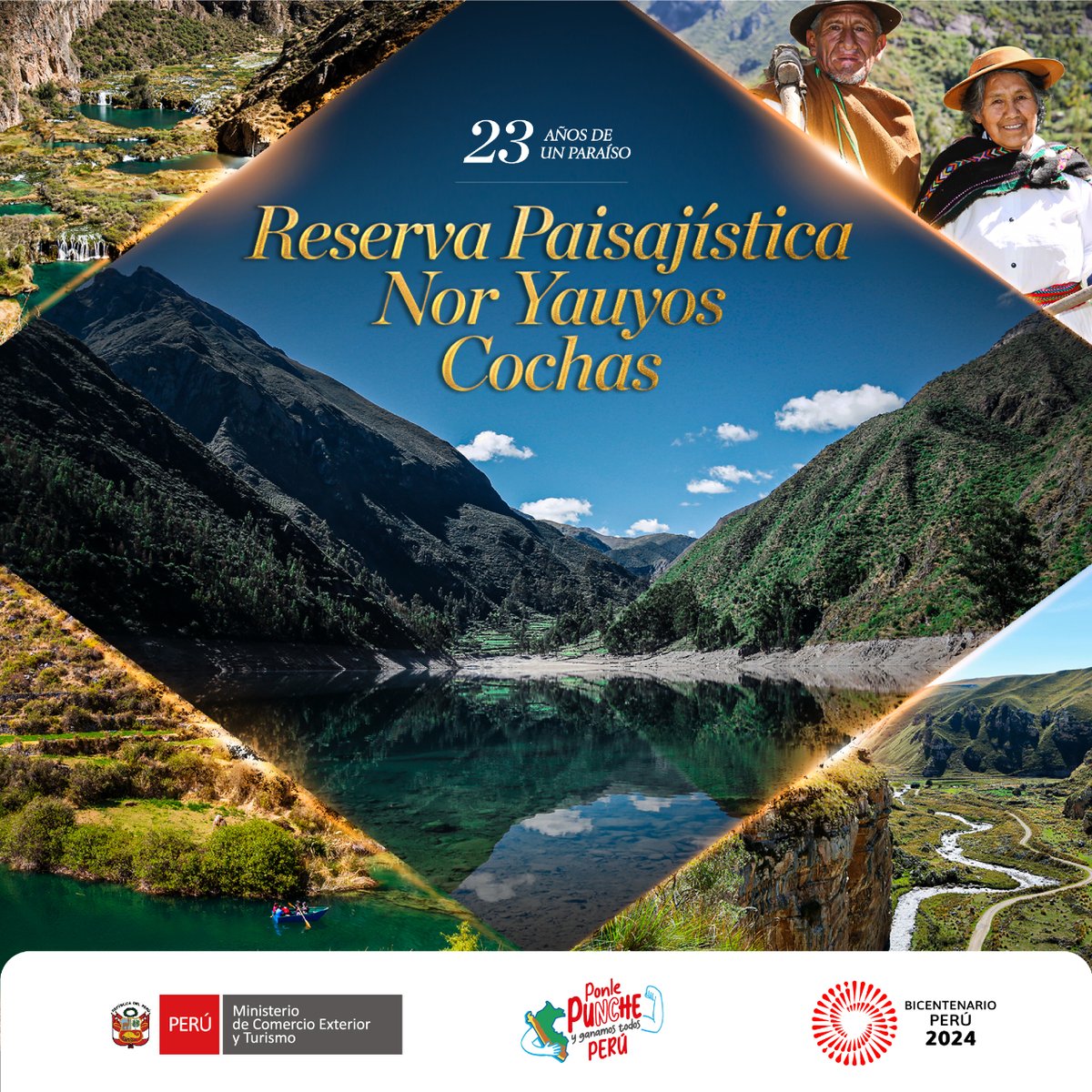 ¡Feliz aniversario Reserva Paisajística Nor Yauyos Cochas!🎉🎉🎉 Un año más contribuyendo con la conservando la belleza paisajística de la cuenca alta del río Cañete y cuenca del río Pachacayo.✨