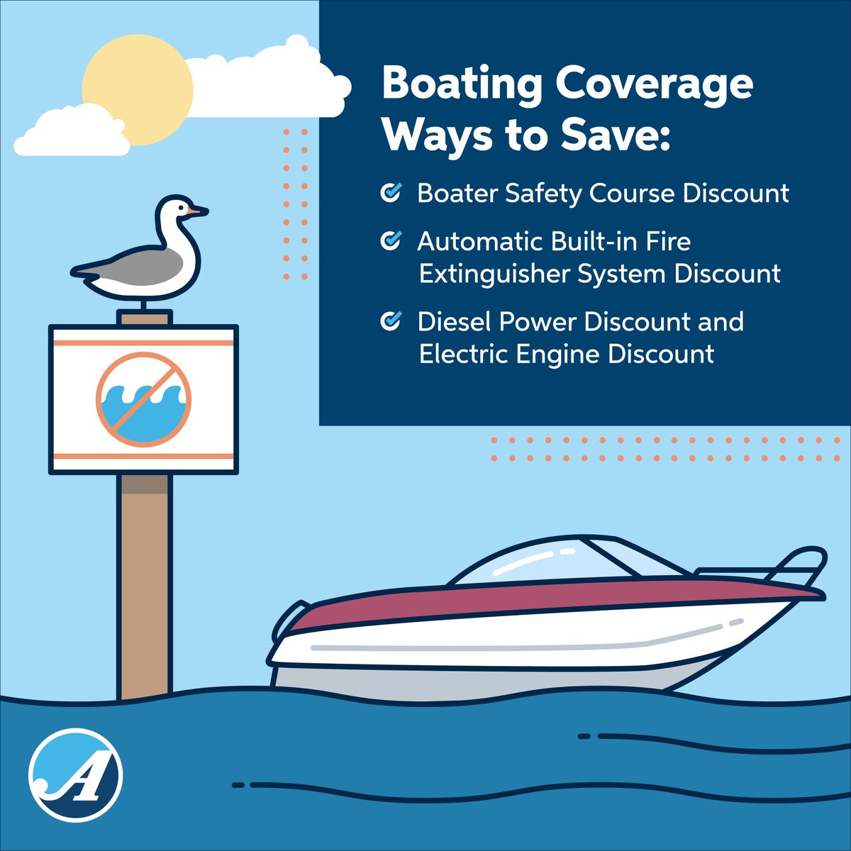 With summer just around the corner, there’s a lot to consider to make sure your boat is covered. Contact us to learn more about the
recreational boating discounts available.

#IndependentInsuranceAgent #TrustedChoice #locallyowned #veteranowned #boatinsurance