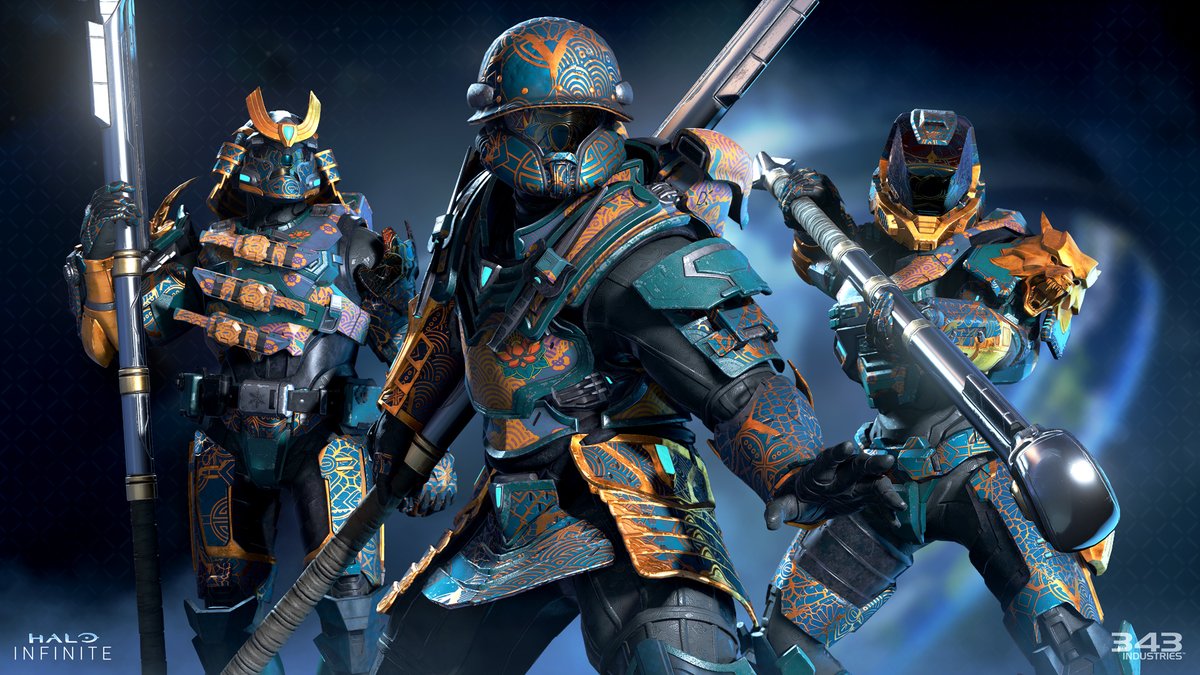 Halo's tweet image. Throughout Asian and Pacific Islander Heritage Month, we honor our colleagues and community for their invaluable contributions to Halo and the world 🌸✨

Log in this month to unlock the #APIHeritageMonth armor coating, visor, nameplate and emblems!