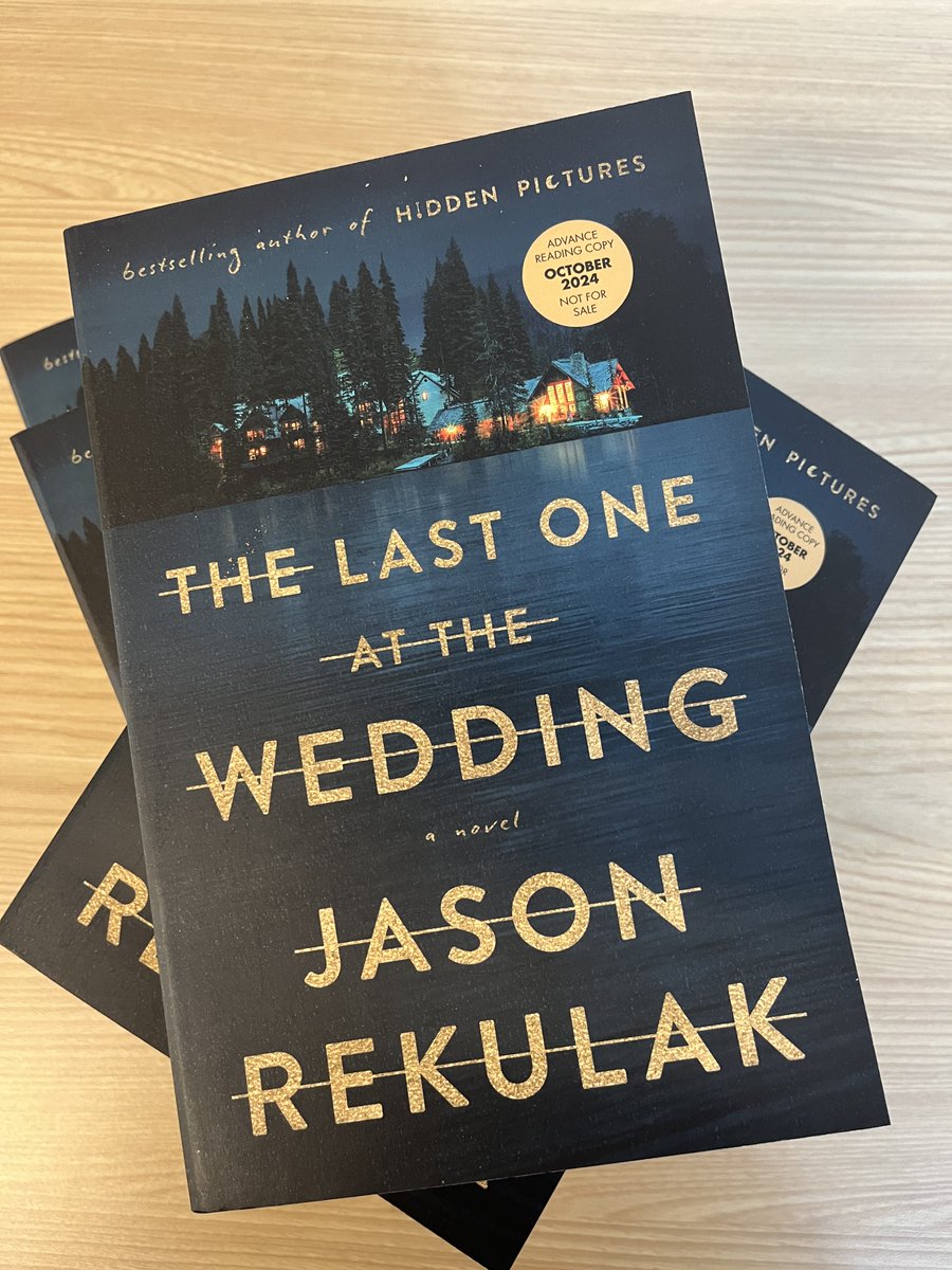 ARCS are IN...but not for long! Head over to @goodreads for a 100-copy giveaway of the new novel from Hidden Pictures author #jasonrekulak. Enter for a chance to win: goodreads.com/giveaway/show/… #TheLastOneattheWedding #JasonRekulak #psychologicalthriller #goodreads