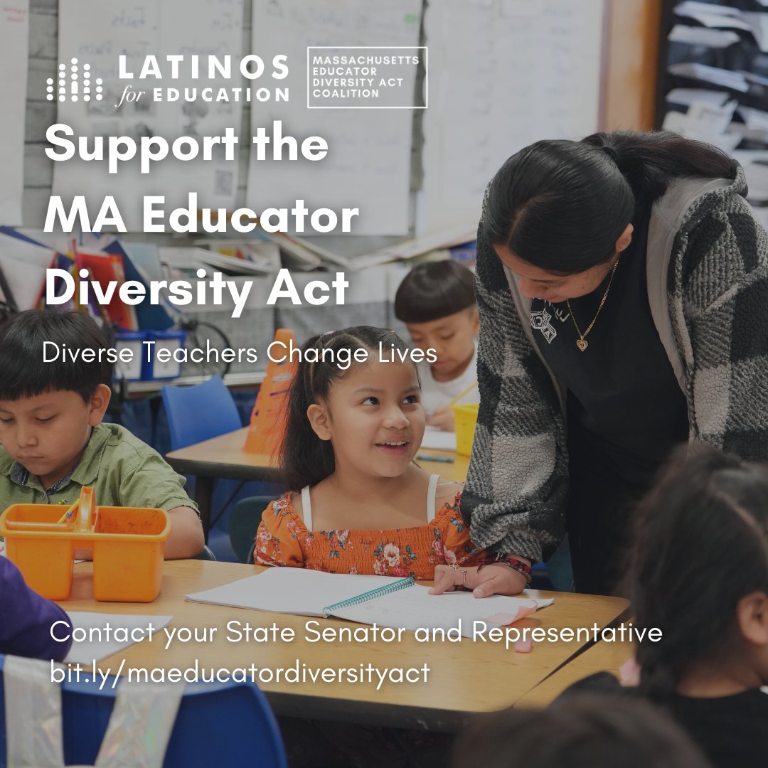 Join us in supporting the #EducatorDiversityAct – landmark legislation aims to increase the number of diverse educators in Massachusetts. Urge your legislators to back this crucial legislation. Send a letter now: hubs.la/Q02vLXxV0 #TeacherDiversity #MAPoli