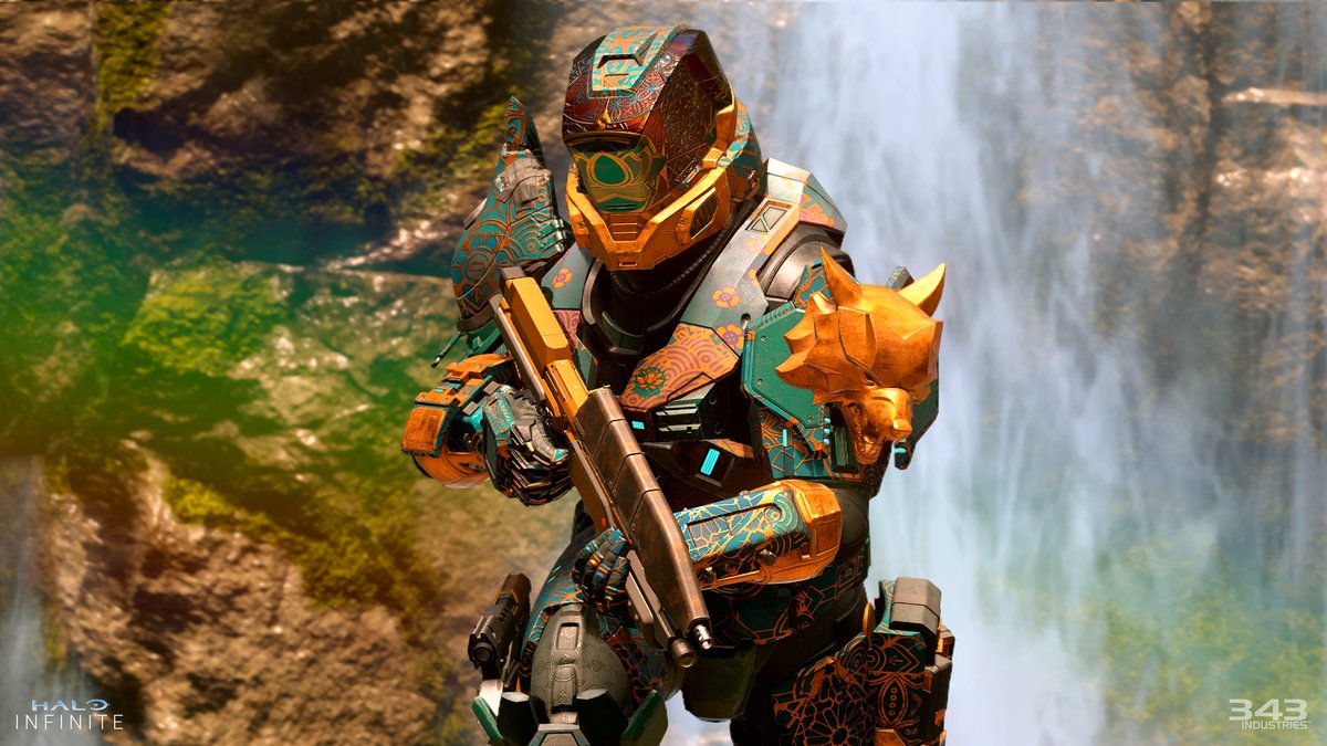 Halo's tweet image. Throughout Asian and Pacific Islander Heritage Month, we honor our colleagues and community for their invaluable contributions to Halo and the world 🌸✨

Log in this month to unlock the #APIHeritageMonth armor coating, visor, nameplate and emblems!