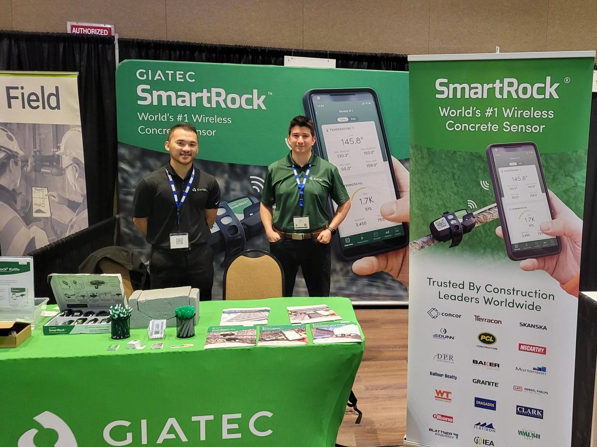 🏁🚗 We're in 📍 Missouri, MA for the AGC of Missouri (AGCMO) AEC TechCon! Learn more about our concrete monitoring solutions, get some cool Giatec swag, chat about the latest news in construction tech, and more! 🗓️ Book a meeting: hubs.ly/Q02vLhnJ0 #AECTechCon